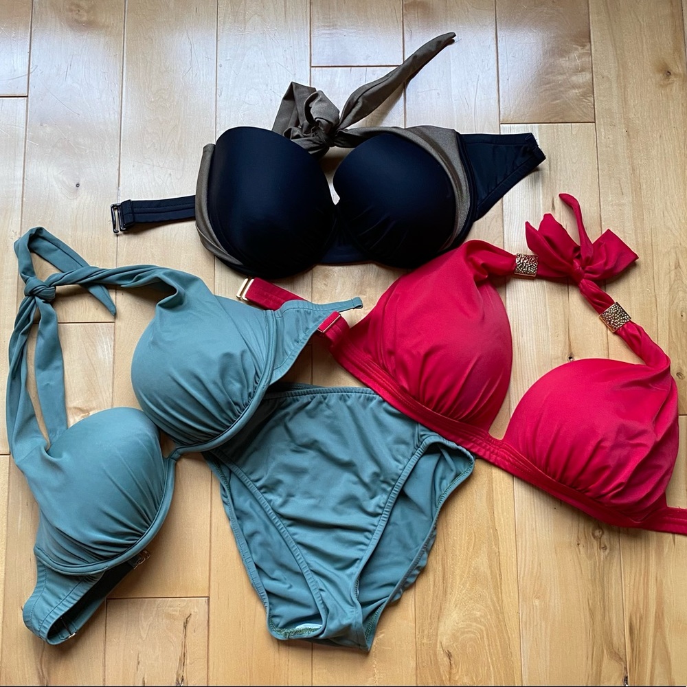 Venus Swim Suit & 2 more Tops Size DD -Bottoms Medium